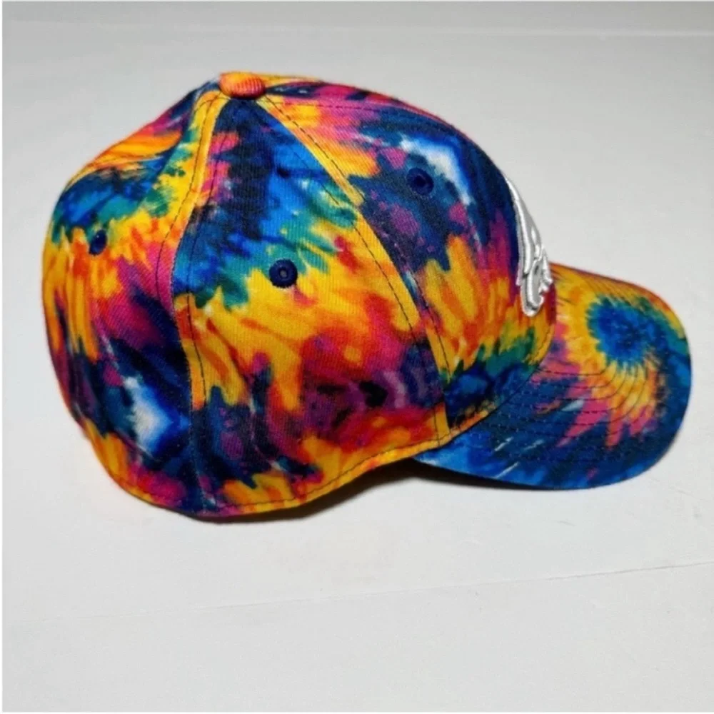 Philadelphia Eagles New Era 2020 Crucial Catch Intercept Cancer Tie Dye Hat